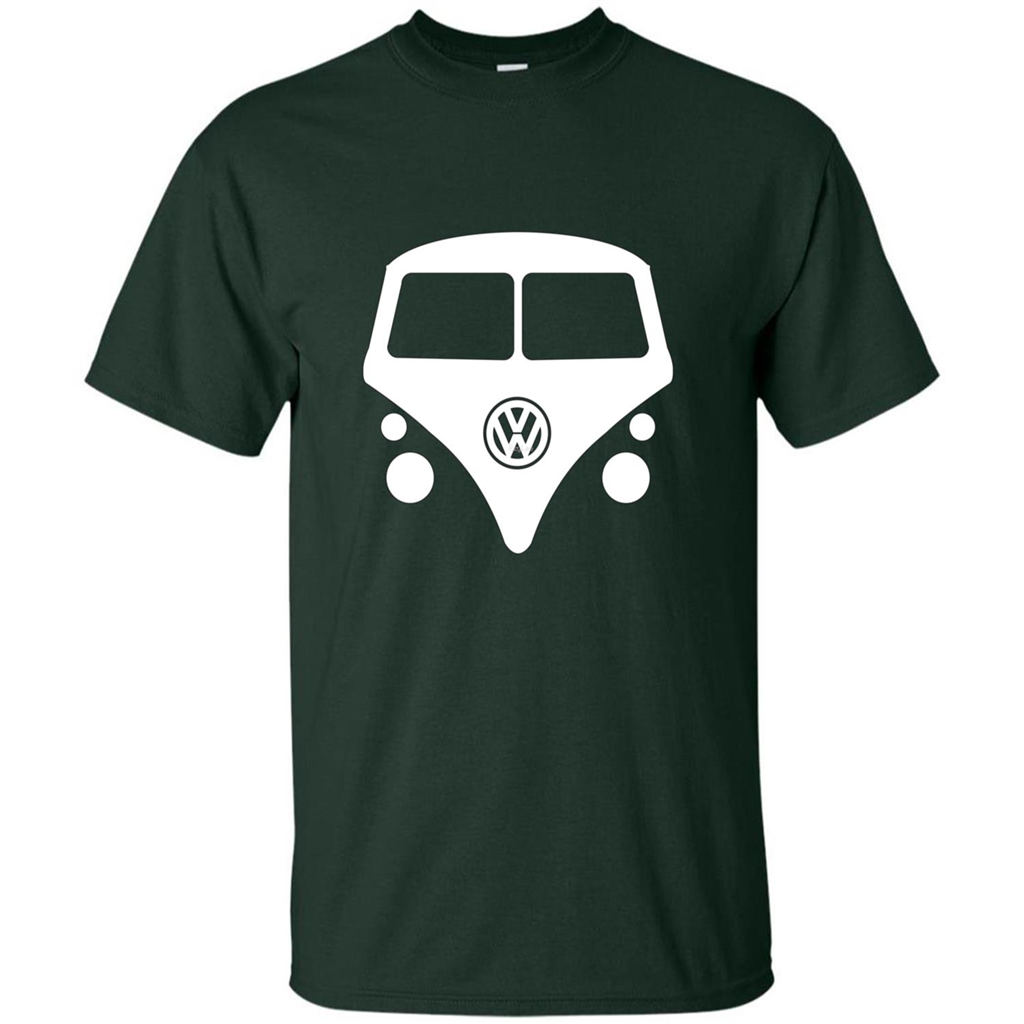 Car Lover T-shirt Split Window Kombi T-shirt Forest Green