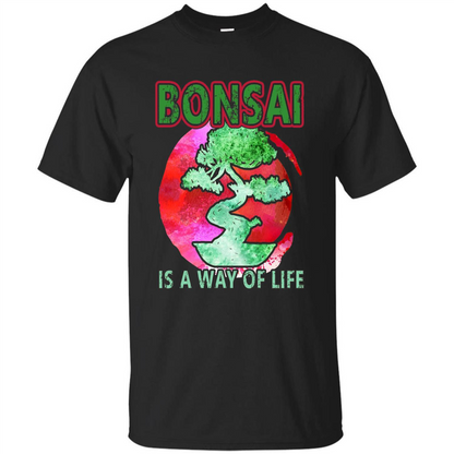 Bonsai T-shirts - Love Bonsai Of Life T-shirt Black