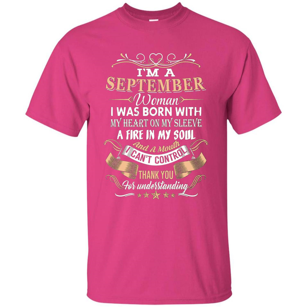 I'm A September Woman T-shirt Heliconia