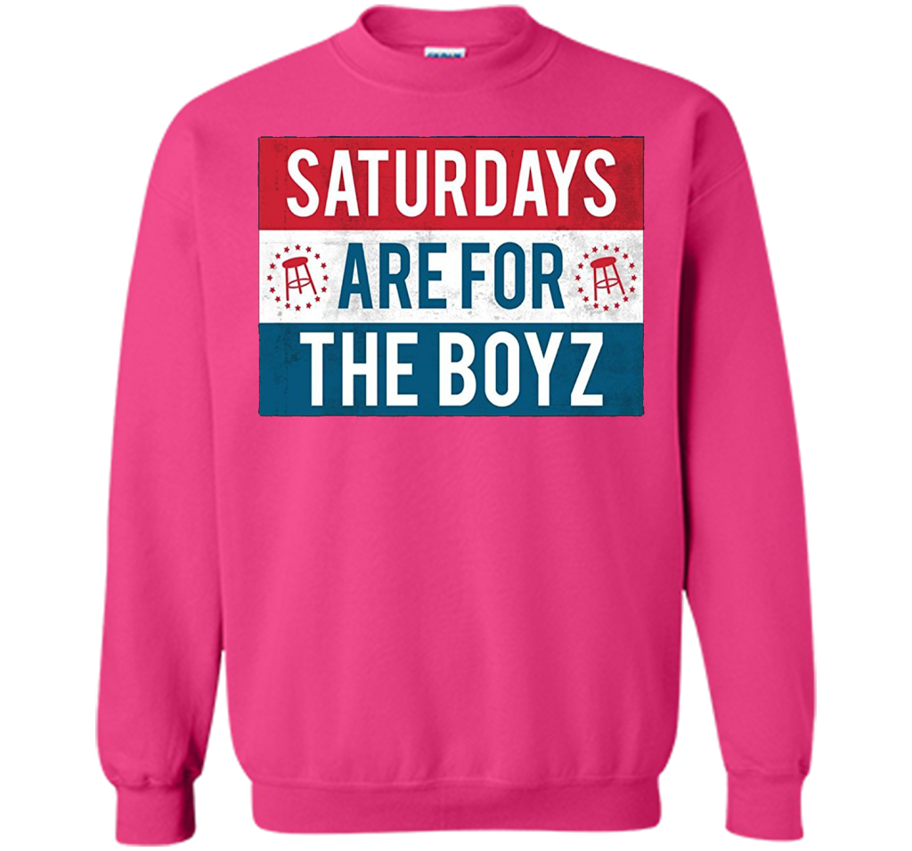 Saturdays Are For The Boyz T Shirt funny drinking tee shirt Heliconia