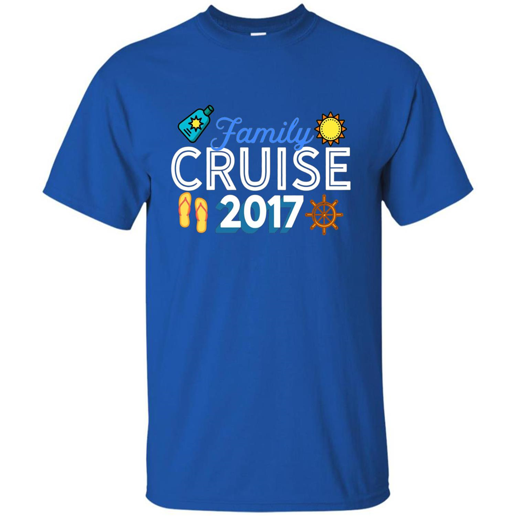 Family T-shirt Family Cruise 2017 Royal