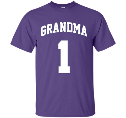 Number One Grandma T-Shirt shirt Purple