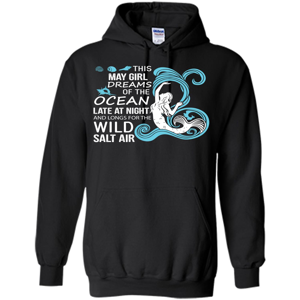 This May Girl Dreams Of The Ocean Late At Night T-shirt