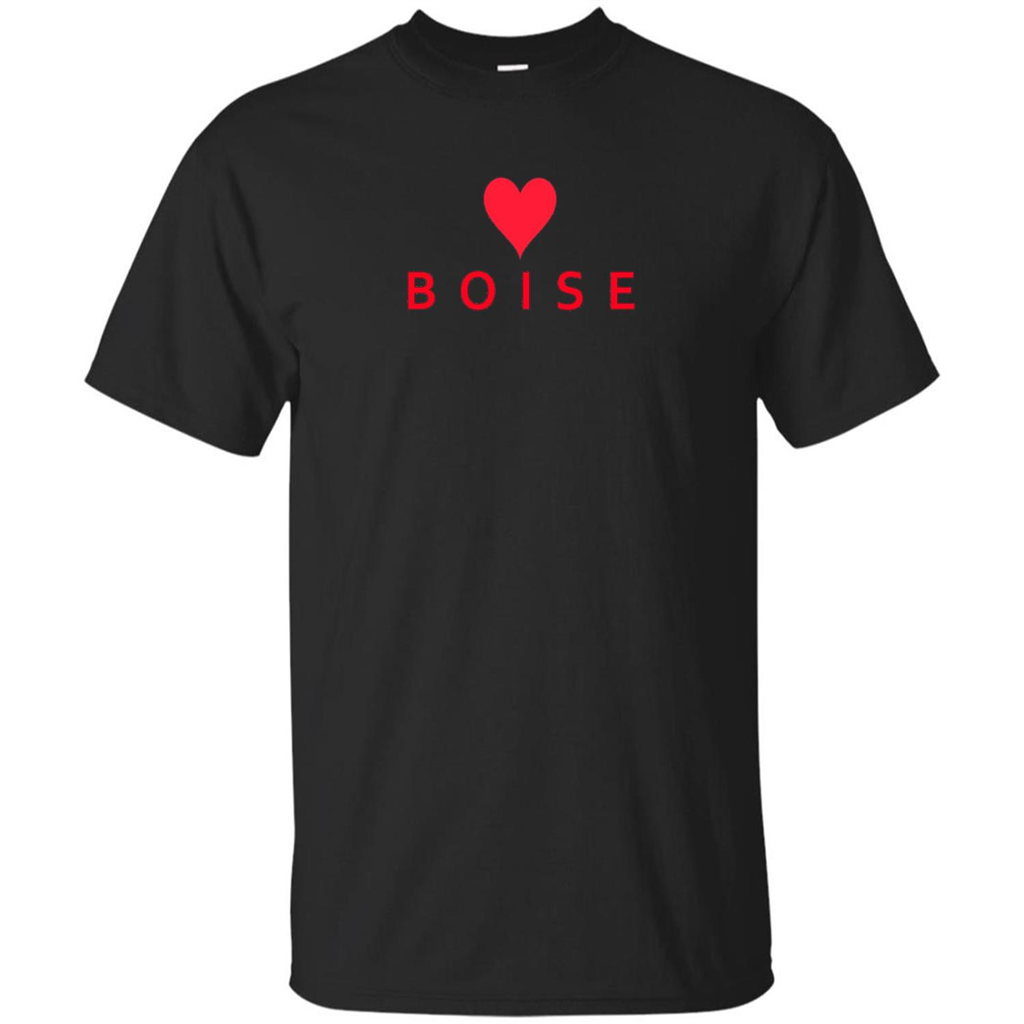 Boise Idaho With Heart Love T-shirt Royal