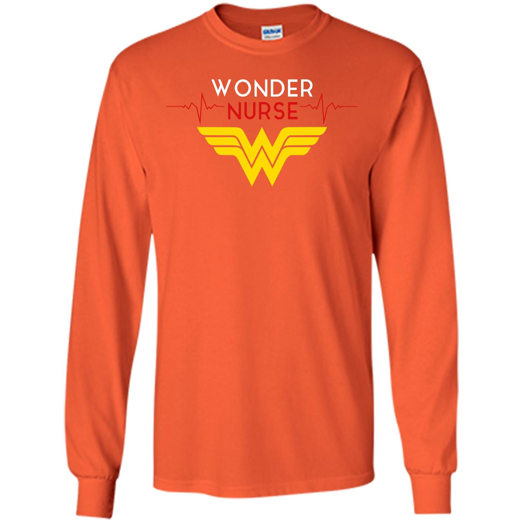 Nurse Lover. Wonder Nurse T-shirt Orange