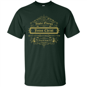 Christian T-shirt Way Property Of Truth Jesus Christ Alpha Omega Lord