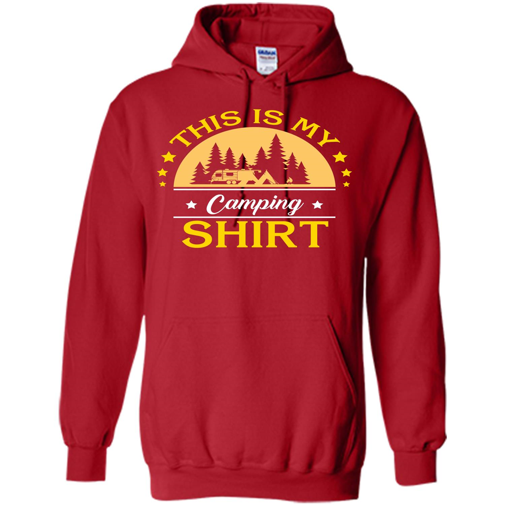 Camping T-shirt This Is My Camping Shirt T-shirt Red