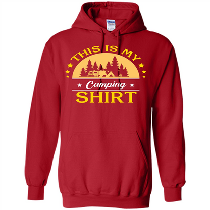 Camping T-shirt This Is My Camping Shirt T-shirt Red