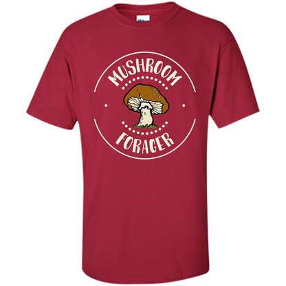 I Love Mushrooms T-shirt Mushroom Forager Cardinal