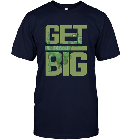 Get Big Funny Saurus Dinosaur Shirt T-Shirt T-Shirt Navy