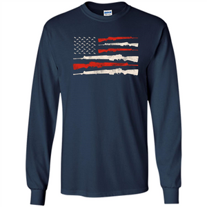 USA Flag Of Guns 2nd Amendment T-shirt
