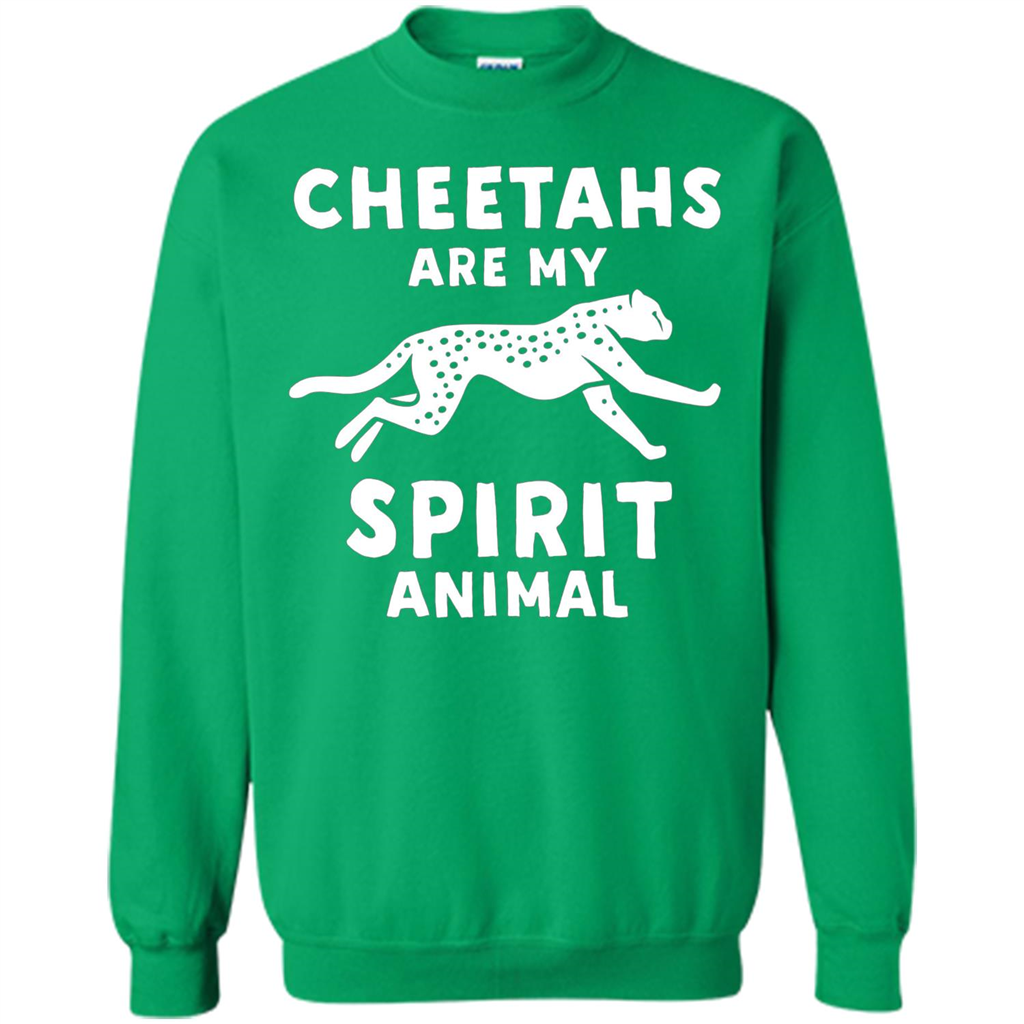 Cheetahs Are My Spirit Animal T-shirt Irish Green