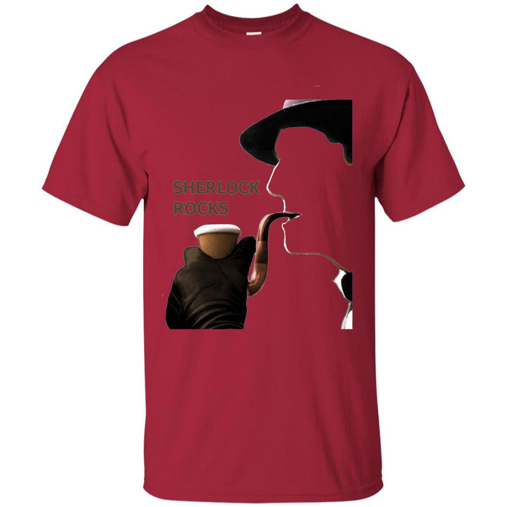 Sherlock Rocks T-shirt Cardinal