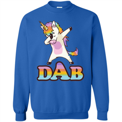 Cute Unicorn Dabbing T-shirt Royal