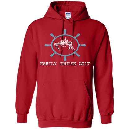 Family T-shirt Family Cruise 2017 Red