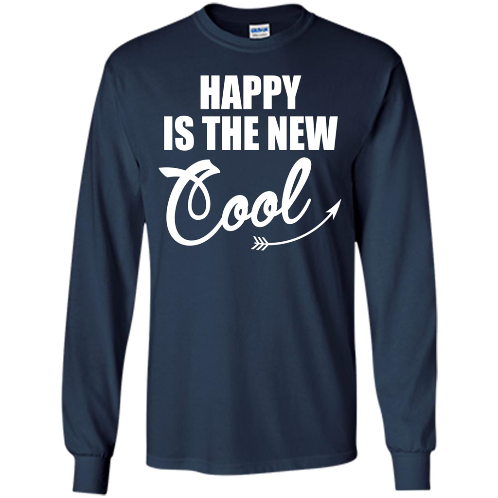 Happy Is The New Cool T-shirt Navy