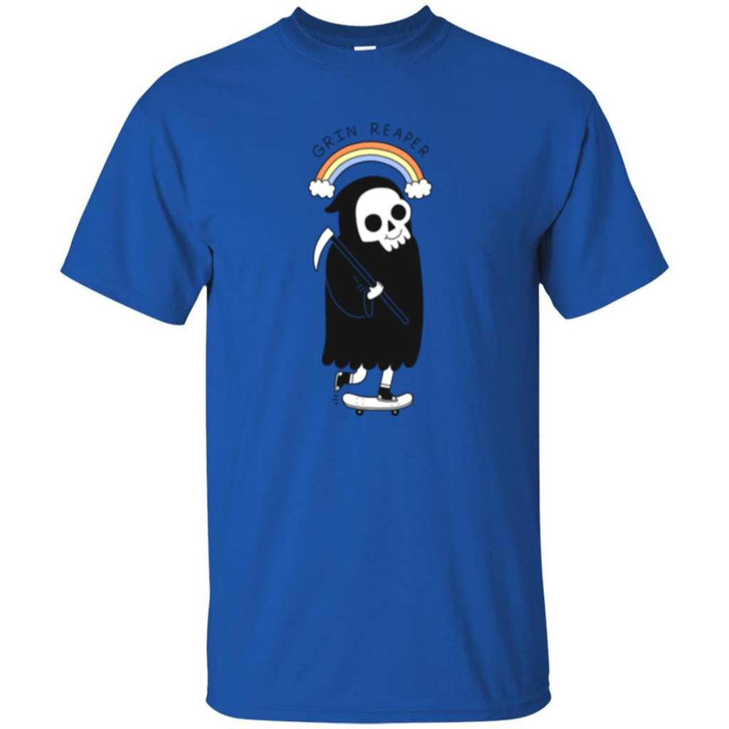 Grin Reaper Rainbow T-shirt Royal
