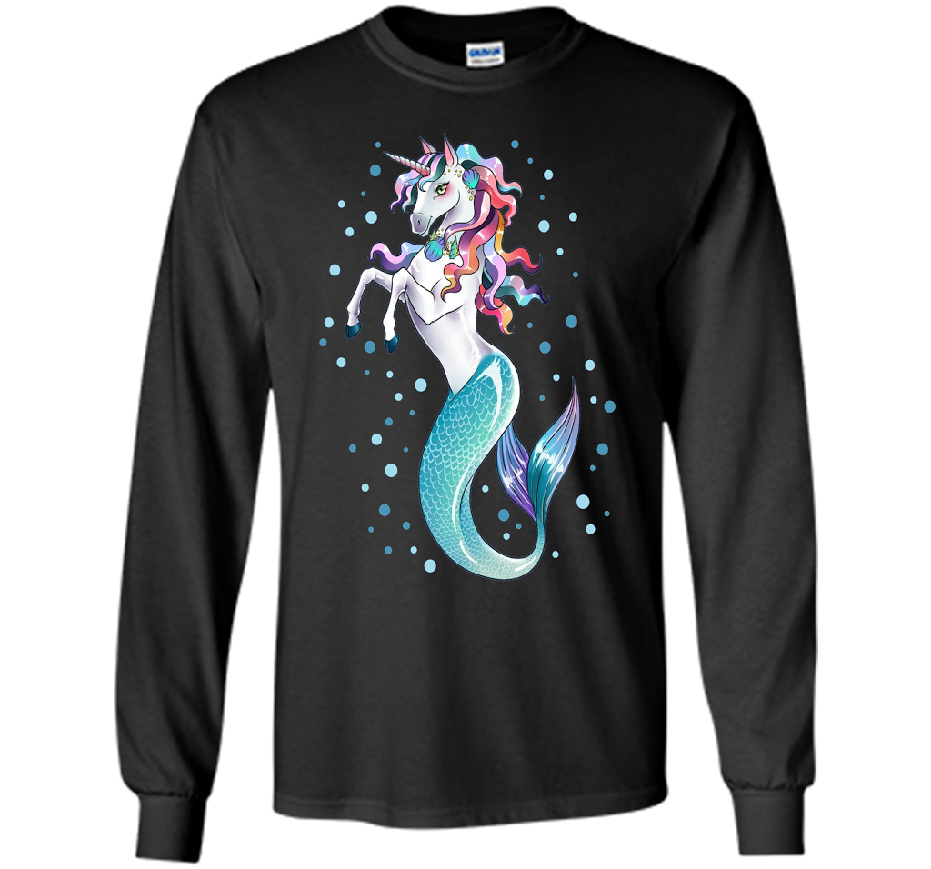Unicorn Mermaid Mermicorn Cute T-Shirt Gifts for Girls kids cool shirt