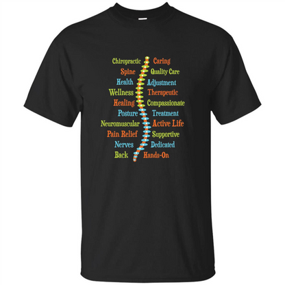 National Chiropractic Health Month Chiropracter T Shirt Black