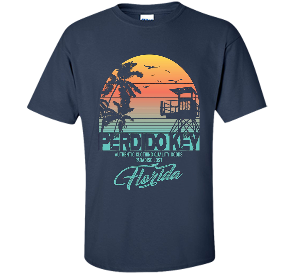 Perdido Key Florida Beach T-shirt Navy
