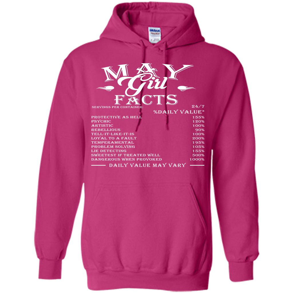 May Girl Facts T-shirt Heliconia