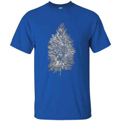 Poplar Tree T-shirt. Tree Poplar Tree Woodsman T-shirt Royal
