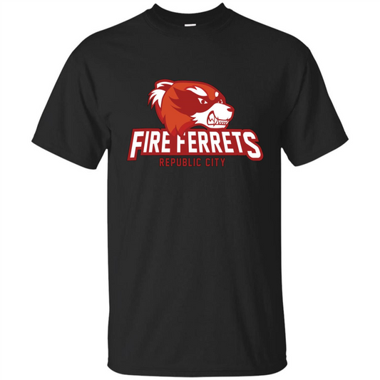 Republic City Fire Ferrets T-shirt Black