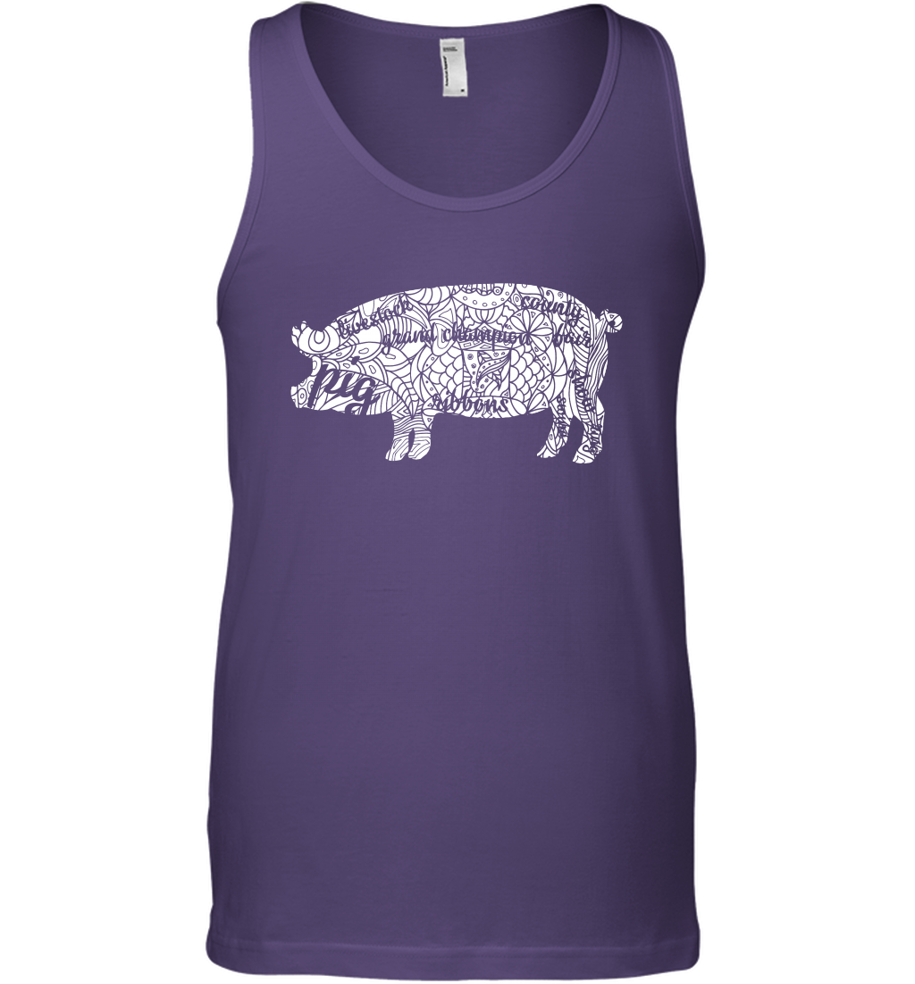 Pig Grand Champion Shirt Tank Top Tank Top Purple