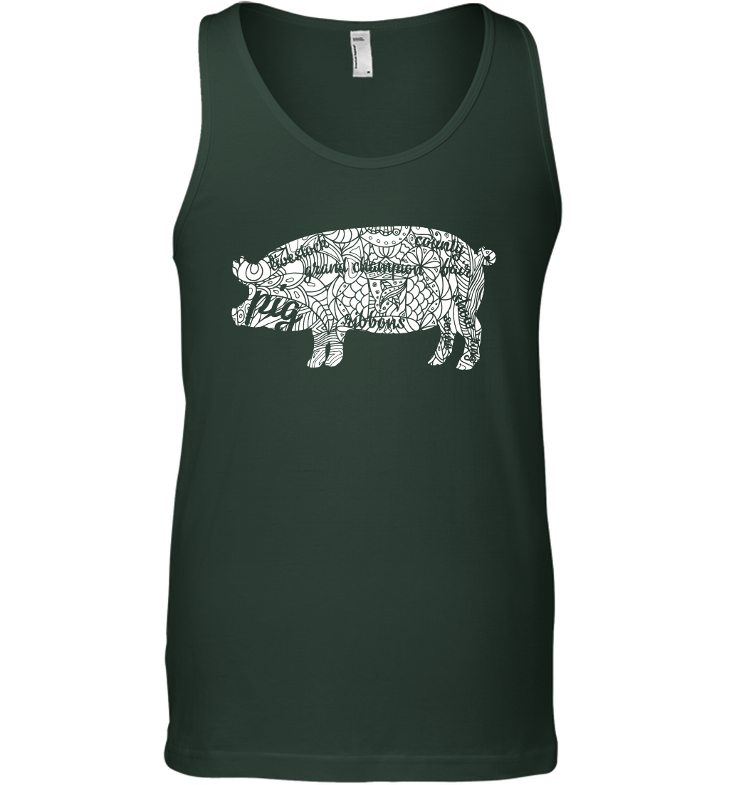 Pig Grand Champion Shirt Tank Top Tank Top Forest Green
