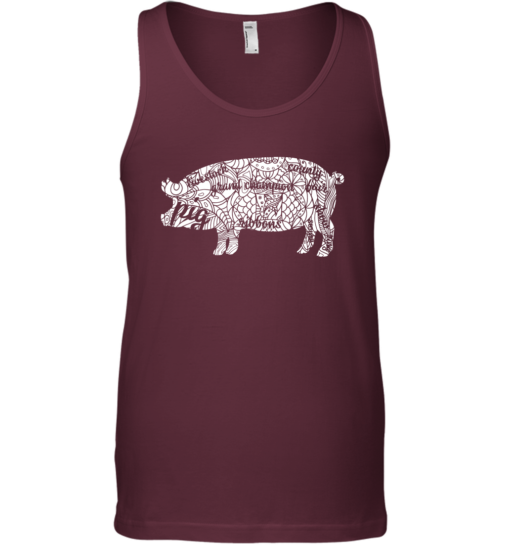 Pig Grand Champion Shirt Tank Top Tank Top Maroon