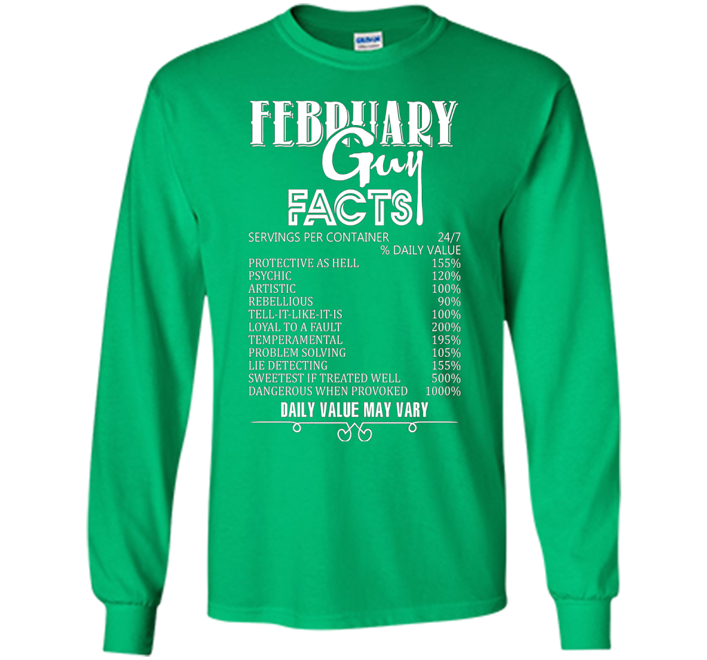 February Guy Facts T-shirt Irish Green