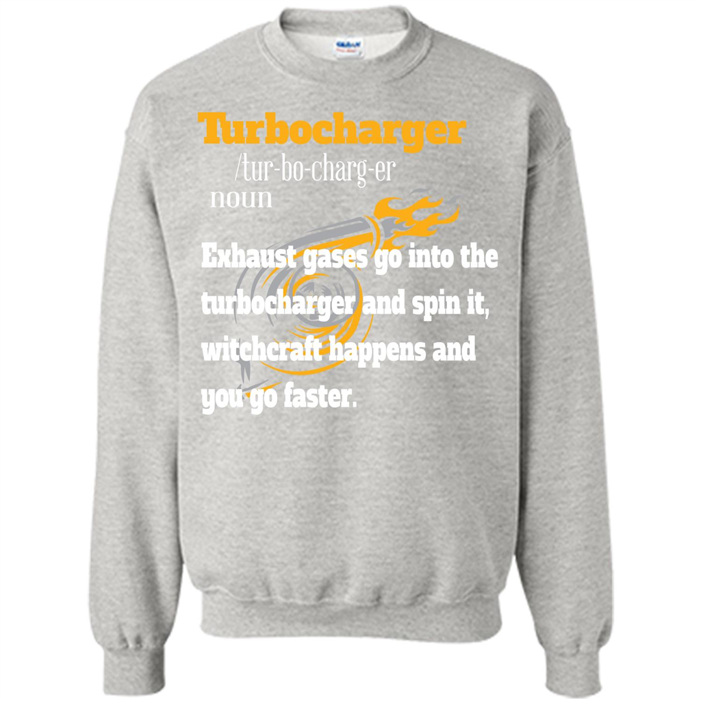 Car Lover T-shirt Turbocharger Exhaust Gases Go Into The Turbocharger Ash