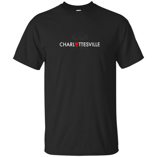 Heart Charlottesville T-shirt Black