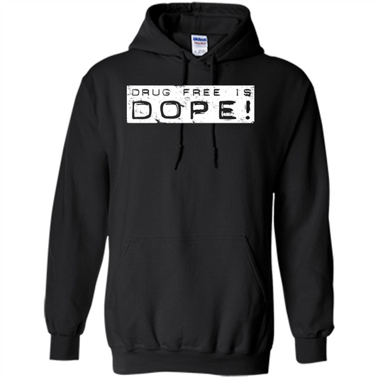 Drug Free Is Dope T-shirt Black