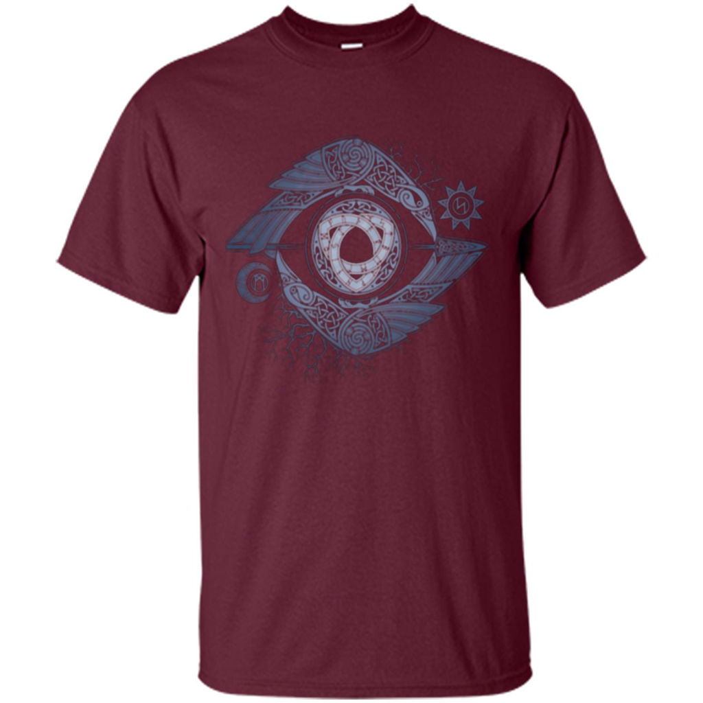 Odin's Eye T-shirt Maroon