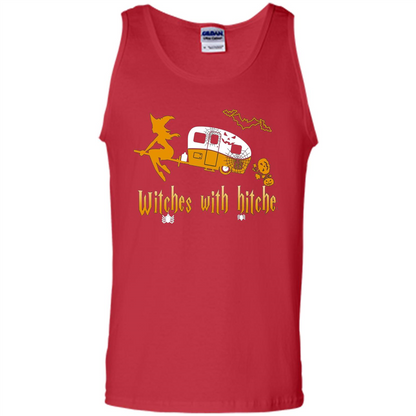 Halloween T-shirt Witches With Hitches T-shirt Red