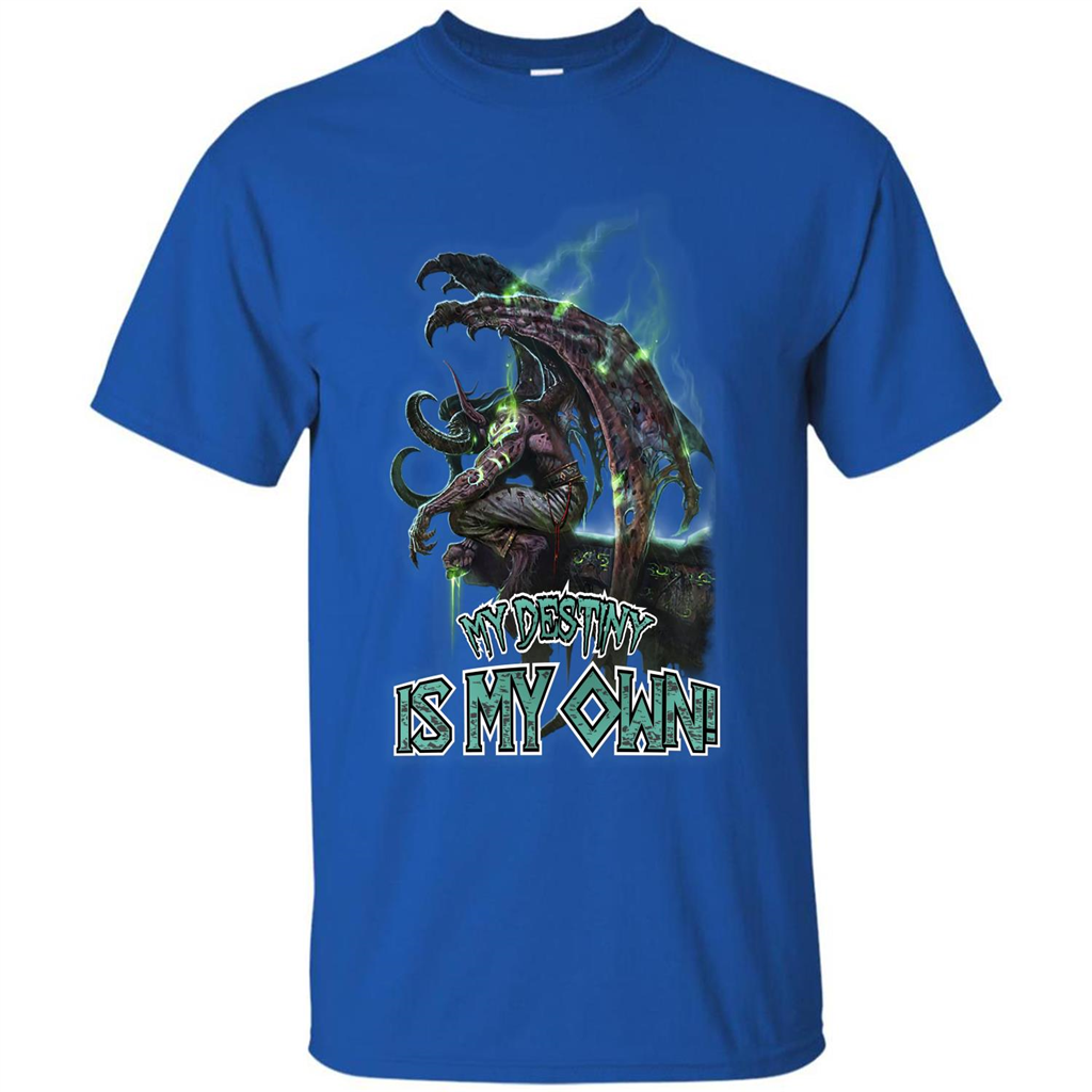 World of Warcraft T-shirt My Destiny Is My Own T-shirt Royal