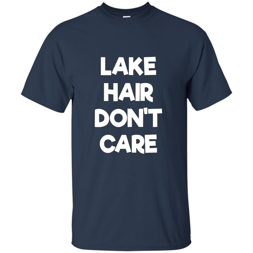 Lake Hair Don't Care T-shirt Navy