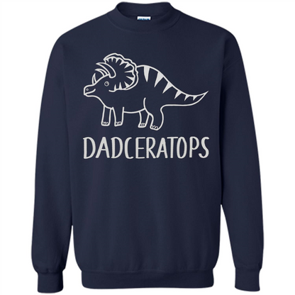 Dinosaur Family Triceratops T-shirt Navy