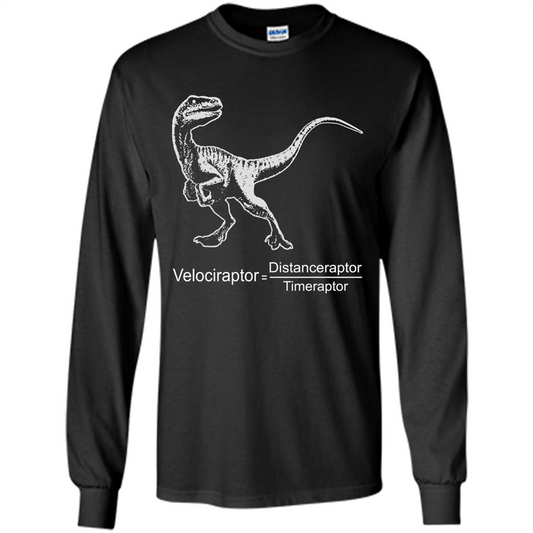 Velociraptor Distanceraptor Timeraptor T-shirt Black