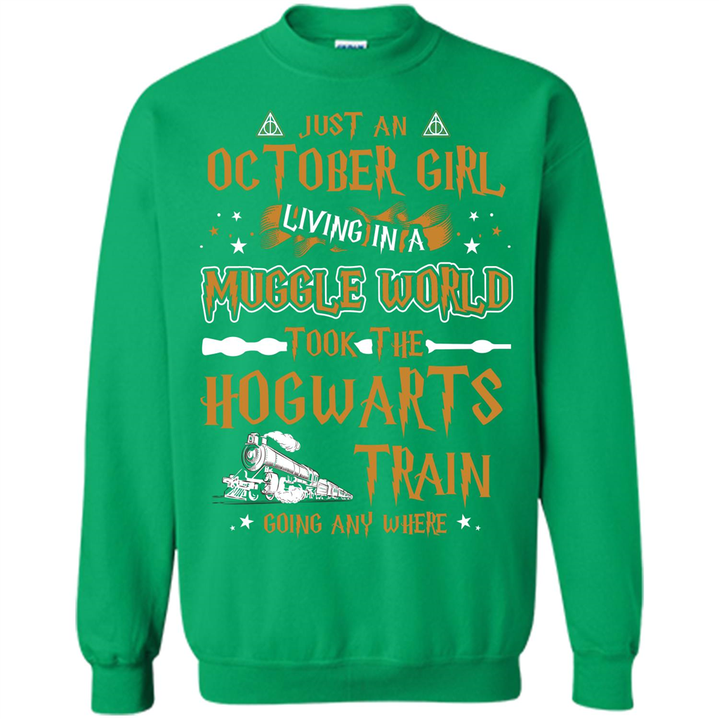 Harry Potter T-shirt Just An October Girl Living In A Muggle World