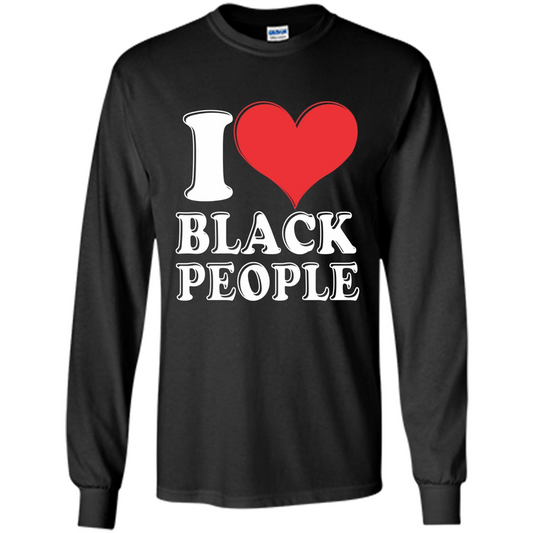 I love black People T-shirt Black is Beautiful Black Pride Orange