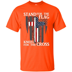 Stand For The Flag Kneel For The Cross T-Shirt