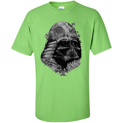 Movie T-shirt Darth Vader Build The Empire Graphic T-shirt Lime