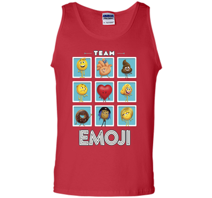 The Emoji Movie Team Emoji Panels Graphic T-Shirt shirt Red