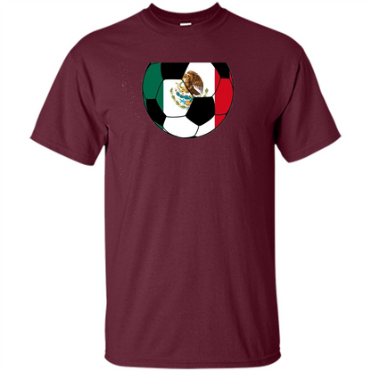 Cool Mexico Soccer T-shirt Maroon