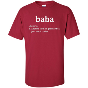 Fathers Day T-shirt Baba Definition