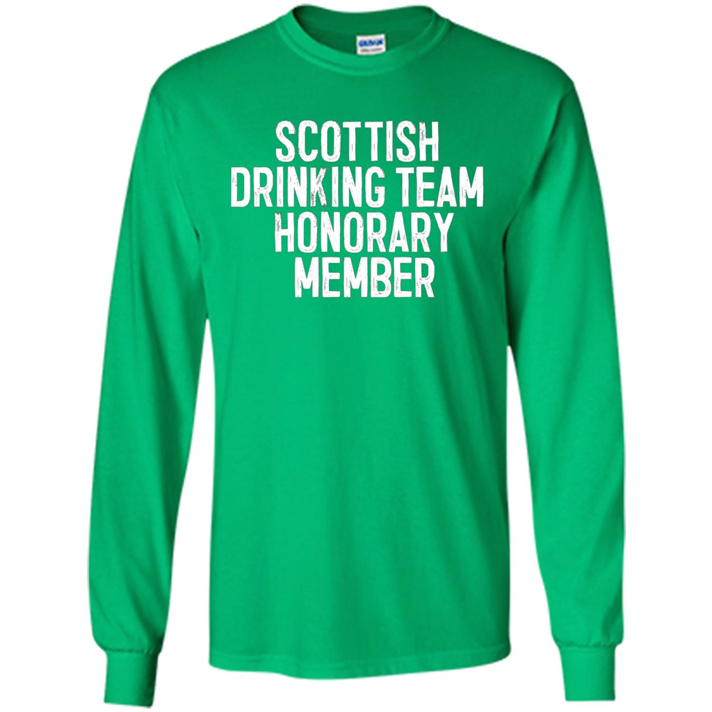 Scottish Drinking Team Honorary Member T-Shirt Irish Green