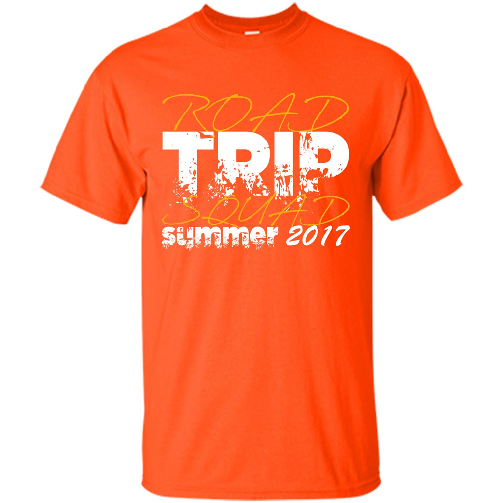 Summer T-shirt Road Trip Squad Summer 2017 Orange