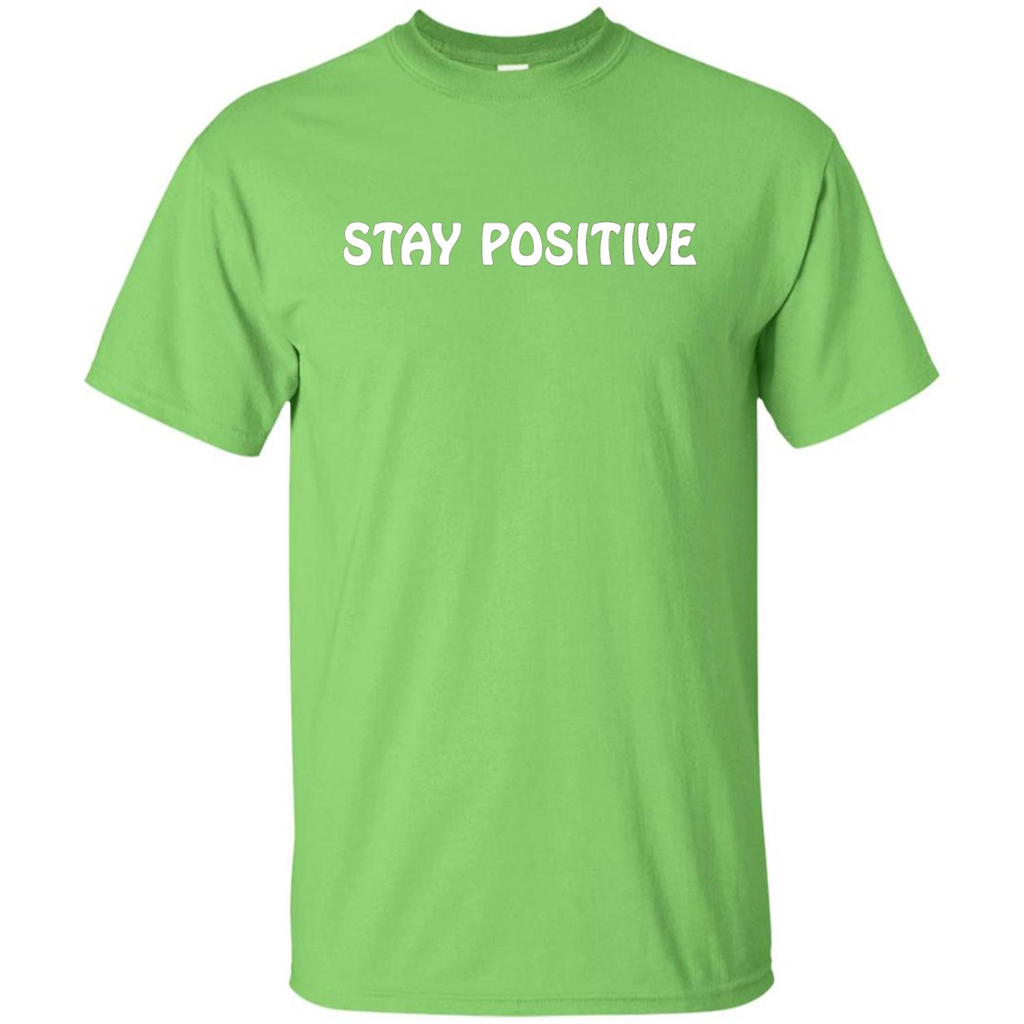 Stay Positive T-shirt Lime